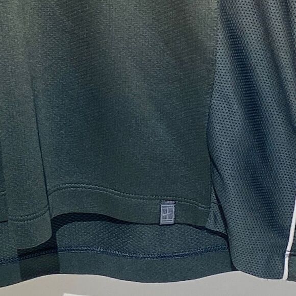 Nike Fit Dry Men's Athletic Colorblock Green / Blue Polo Shirt Size M - Picture 3 of 9